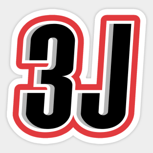 3J - Red Sticker